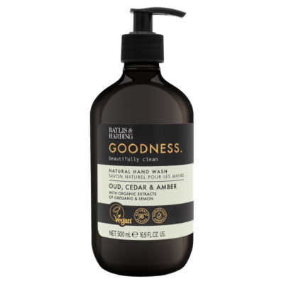 Goodness Oud, Cedar & Amber Natural Hand Wash 500ml thumbnail 2