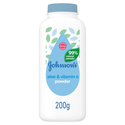 Powder Natural Cornstarch with Aloe and Vitamin E 200g