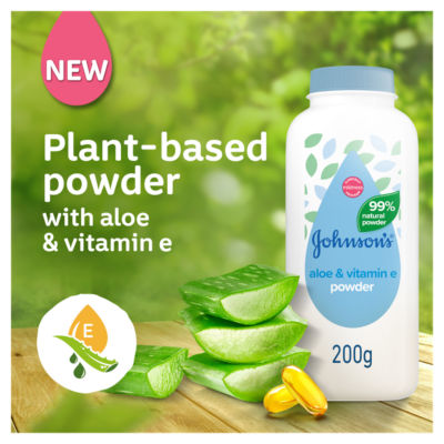 Powder Natural Cornstarch with Aloe and Vitamin E 200g thumbnail 3