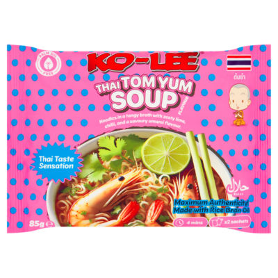 KO-LEE Taste Sensation Instant Noodles King Prawn TOM YUM Flavour