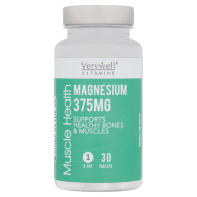 Vitamins Muscle Health Magnesium 375mg 30 Tablets