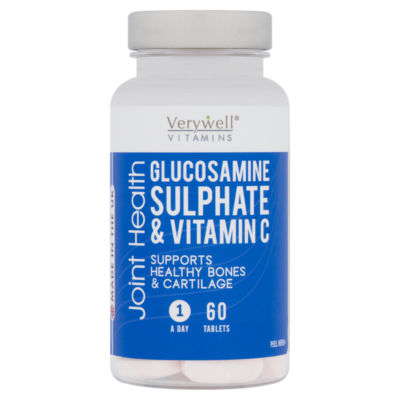 Vitamins Joint Health Glucosamine Sulphate & Vitamin C 60 Tablets thumbnail 2
