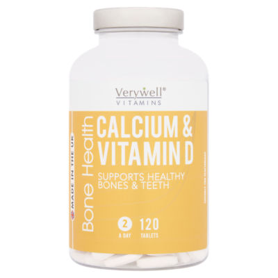 Vitamins Bone Health Calcium & Vitamin D 120 Tablets