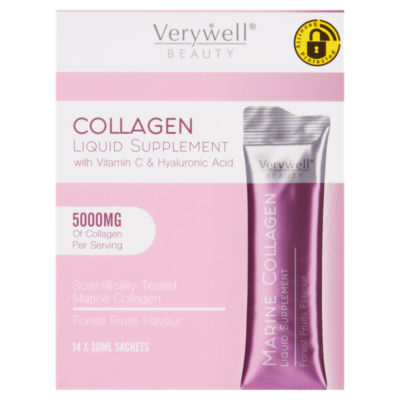 Beauty Collagen Liquid Supplement with Vitamin C & Hyaluronic Acid 14 x 30ml thumbnail 2