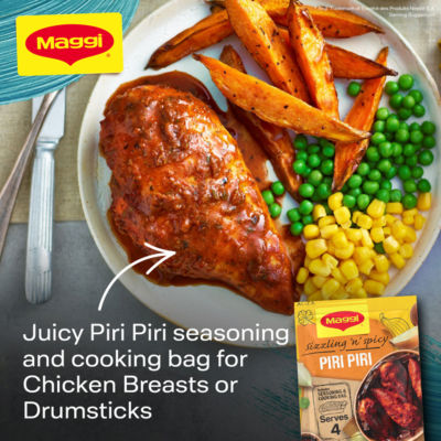 Juicy Sizzling and Spicy Piri Piri Chicken Recipe Mix 27g thumbnail 3