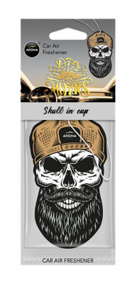 Barber Skull Car Air Freshener thumbnail 2