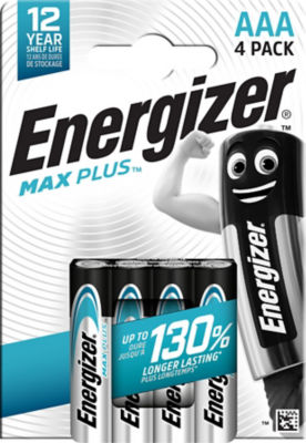 Energizer Max Plus AAA Batteries, Alkaline