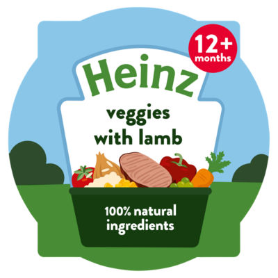 By Nature Veggies with Lamb Baby Food Tray 12+ Months 200g thumbnail 2