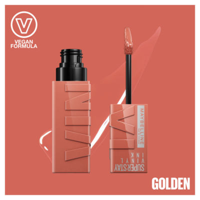 Maybelline SuperStay Vinyl Ink Long Lasting Liquid Lipstick, 105 Golden, 4.2ml thumbnail 3