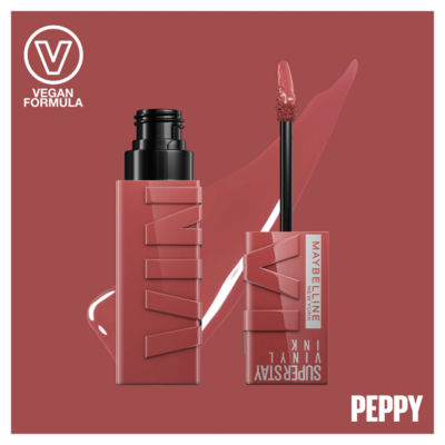 Maybelline SuperStay Vinyl Ink Long Lasting Liquid Lipstick, 115 Peppy, 4.2ml thumbnail 3