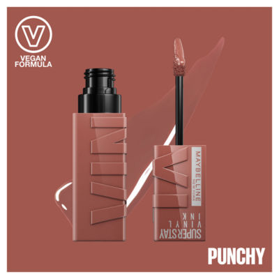Maybelline SuperStay Vinyl Ink Long Lasting Liquid Lipstick, 120 Punchy, 4.2ml thumbnail 3