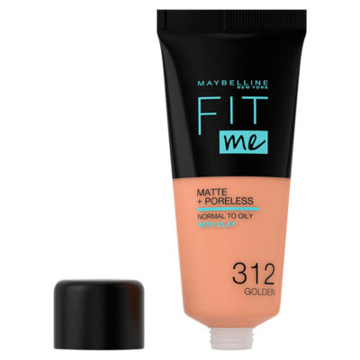 Fit Me Matte + Poreless Medium Coverage Matte Blendable Foundation 312 Golden thumbnail 3