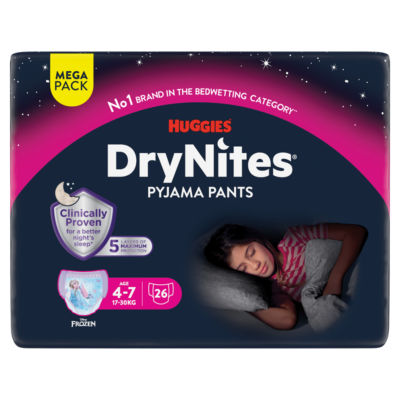 DryNites 4-7yrs Girl Mega Pack