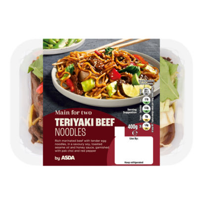 Main for Two Teriyaki Beef Noodles 400g thumbnail 2