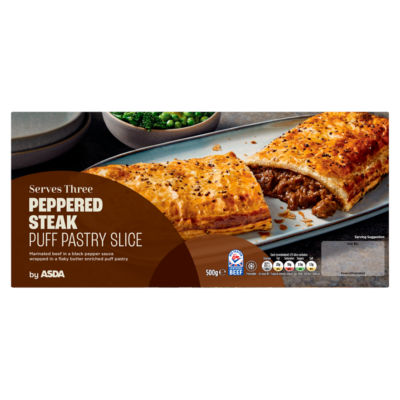Peppered Steak Puff Pastry Slice 500g thumbnail 2