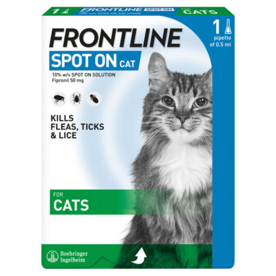 Spot On Flea & Tick Treatment For Cats thumbnail 2