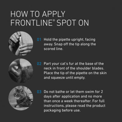 Spot On Flea & Tick Treatment For Cats thumbnail 4