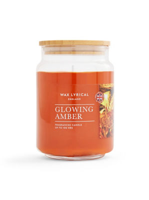 Large Jar Glowing Amber