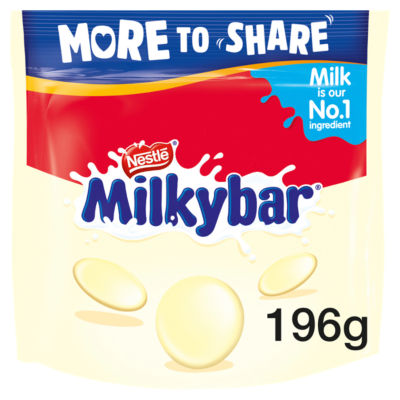 Giant Buttons White Chocolate Sharing Bag 176g thumbnail 2