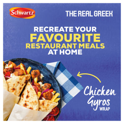 The Real Greek Chicken gyros Wrap Recipe Mix 20g thumbnail 3