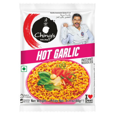 Hot Garlic Instant Noodles 60g thumbnail 2