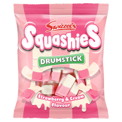 Squashies Strawberry & Cream 140g thumbnail 2