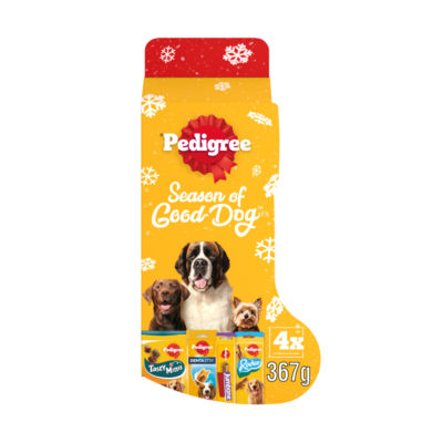 Pedigree Christmas Stocking Dog Treats 367G