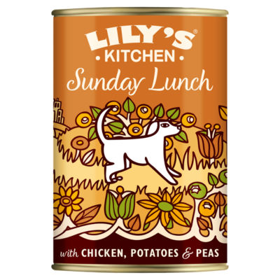 Sunday Lunch with Chicken Adult Wet Dog Food 400g thumbnail 2
