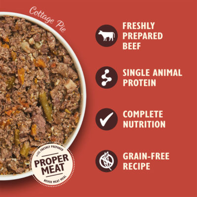Cottage Pie with Beef Adult Wet Dog Food 400g thumbnail 4