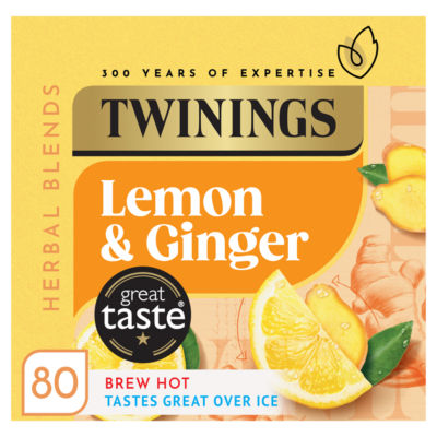 Lemon & Ginger 80 Tea Bags 120g thumbnail 2