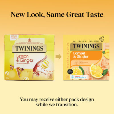 Lemon & Ginger 80 Tea Bags 120g thumbnail 3