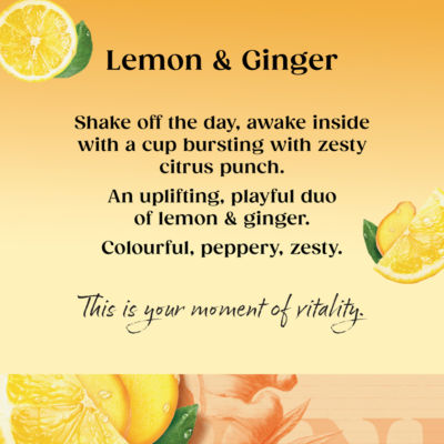 Lemon & Ginger 80 Tea Bags 120g thumbnail 4