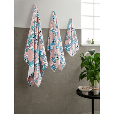 Stitch Coral Printed Bath Towel thumbnail 2