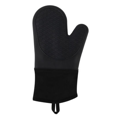 Black Silicone Oven Glove
