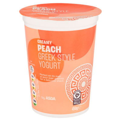 Creamy Peach Greek Style Yogurt 450g thumbnail 2
