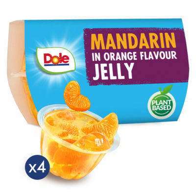 Mandarin in Orange Flavour Jelly 4 x 123g (492g)