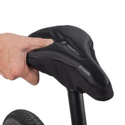 Memory Foam Bike Saddle Cover Size M - Black