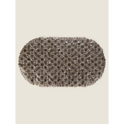 Black PVC Bath Mat