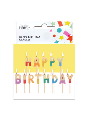 George Happy Birthday Candles