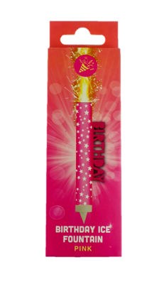 Birthday Ice Fountain Pink thumbnail 2