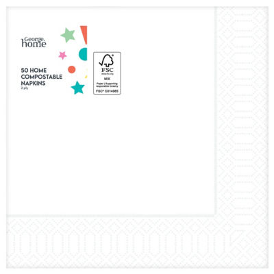 White Napkins 50pk thumbnail 2