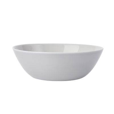 Grey Glass Cereal Bowl