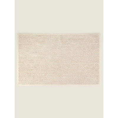 Solid Chenille Bath Mat - Stone