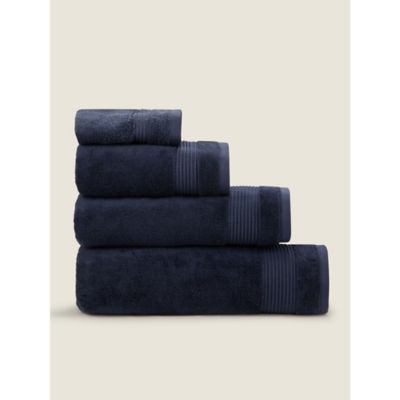Navy Egyptian Cotton Hand Towel thumbnail 2