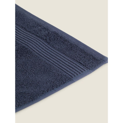 Navy Egyptian Cotton Hand Towel thumbnail 3
