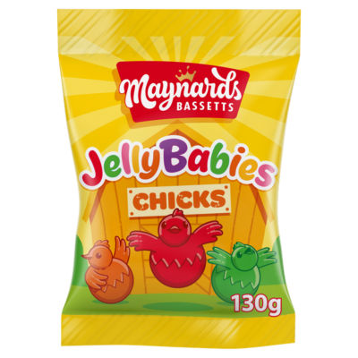 Jelly Babies Chicks Sweets Sharing Bag 130g thumbnail 2