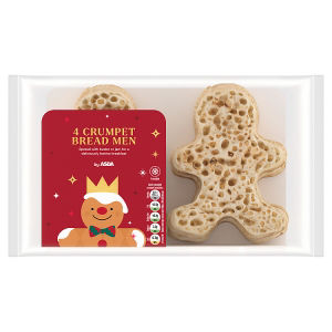 4 Crumpet Bread Men