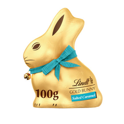 Gold Bunny Easter Salted Caramel Chocolate 100g thumbnail 2