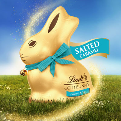 Gold Bunny Easter Salted Caramel Chocolate 100g thumbnail 3