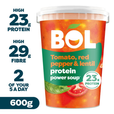 Tomato, Red Pepper & Lentil Protein Power Soup thumbnail 2